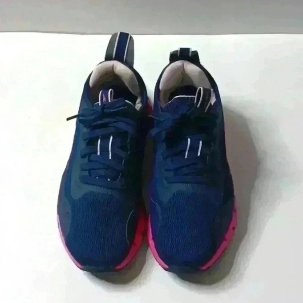Reebok Navy and Pink Athletic Shoes
